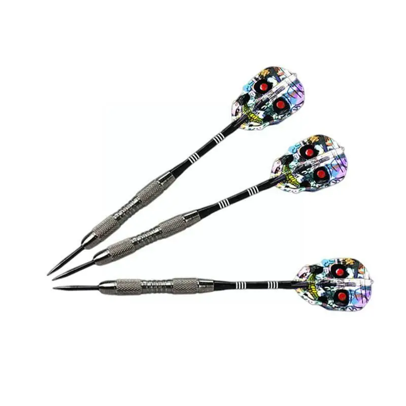 

1pcs 19g Aluminum Alloy Darts Carved Aluminum Pole Skull Dart Leaf Heavy Dart For Indoor Dartboard Sports Game O2x8