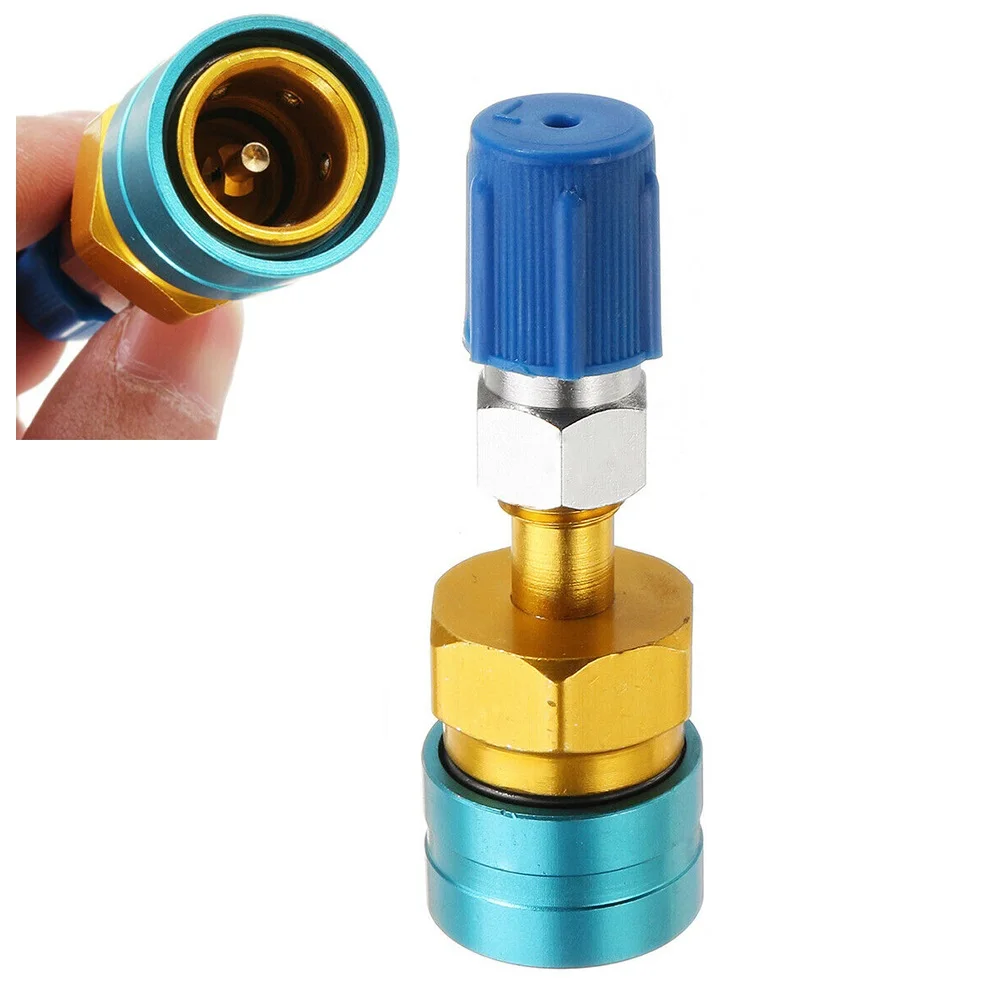 

R1234YF Quick Connector Aluminum Alloy R134a Push-lock Coupler Adapter For Car Air Conditioner Instrment Tools Accessories