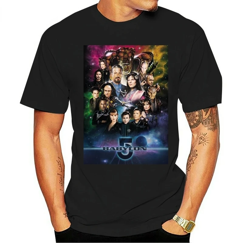 

Футболка Вавилон с коротким рукавом для мужчин и женщин, модная свободная дышащая хипстерская рубашка с графическим принтом, топы в стиле х...