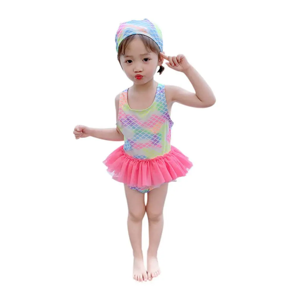 

Jlong, Детские Слитные купальники с оборками для девочек, летние детские пляжные купальники с цветочным принтом для принцессы, женский купаль...