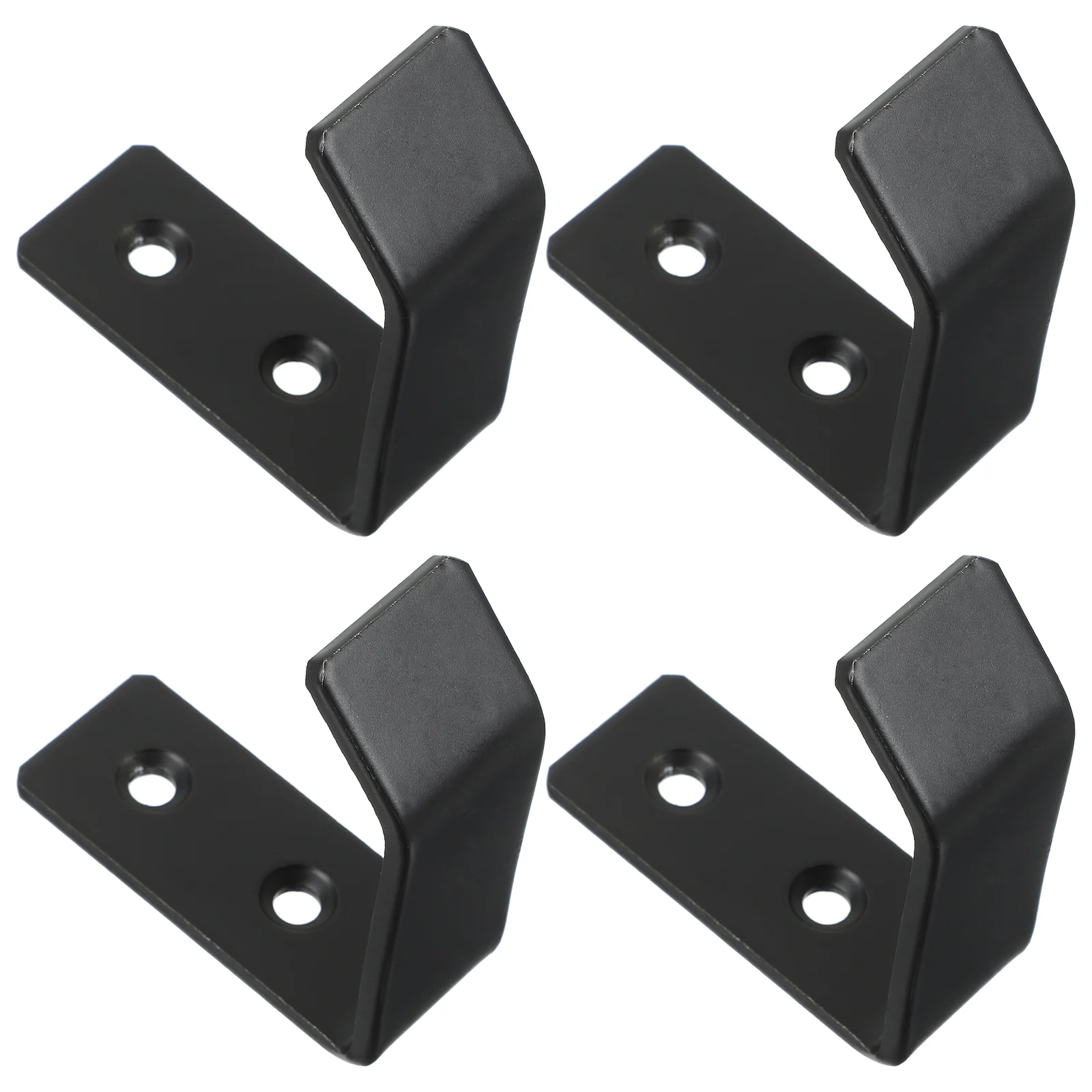 

4 Pcs Hanger Wall Mount Bracket Utility Heavy Garage Hangers Hook Kit Trailer Jack Stand