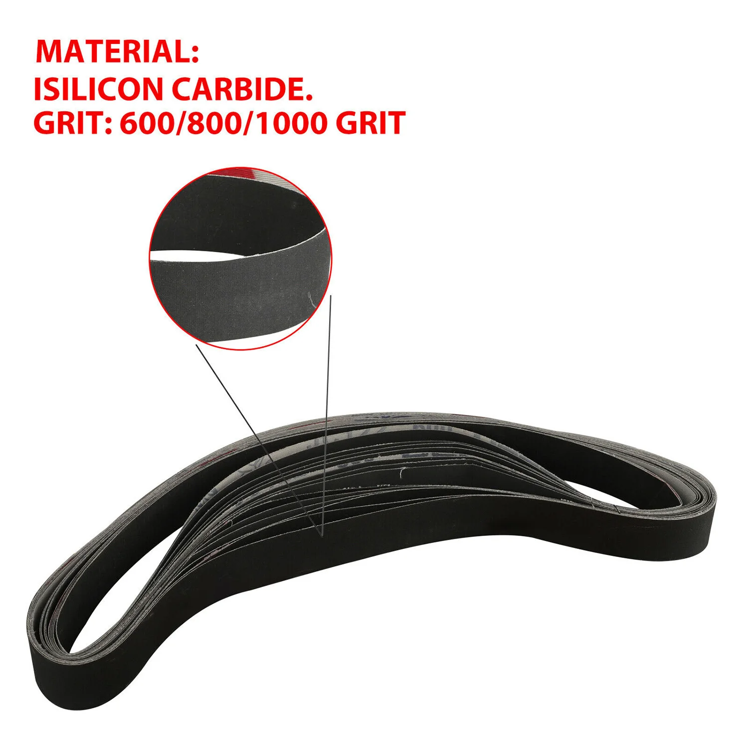 15 шт. шлифовальные ремни зернистость 600/800/1000