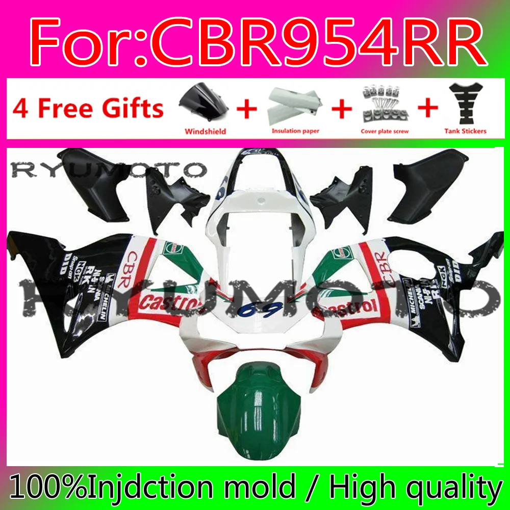 

ABS NEW Fairings kit for HONDA 2002 2003 CBR900RR CBR954RR 02 03 CBR 900CC 954 900 954RR CBR900 CBR954 RR fairing