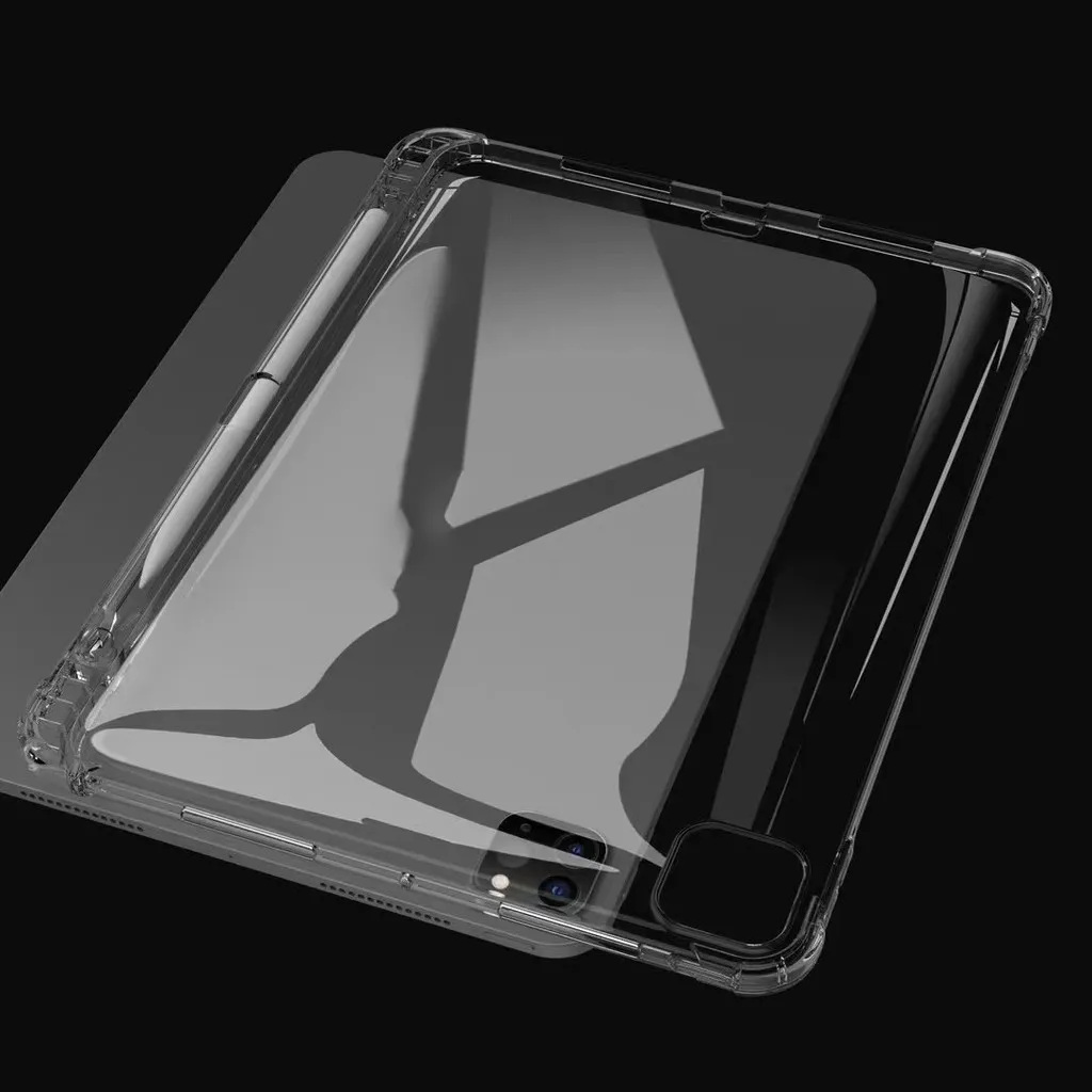 Мягкий ТПУ чехол Transprent для iPad Air 13 2024 Pro 11 5th Air11 Air6 Pro13 10th 10 9 5 4 3Pro 2 1 7 Mini 6 Pro12.9