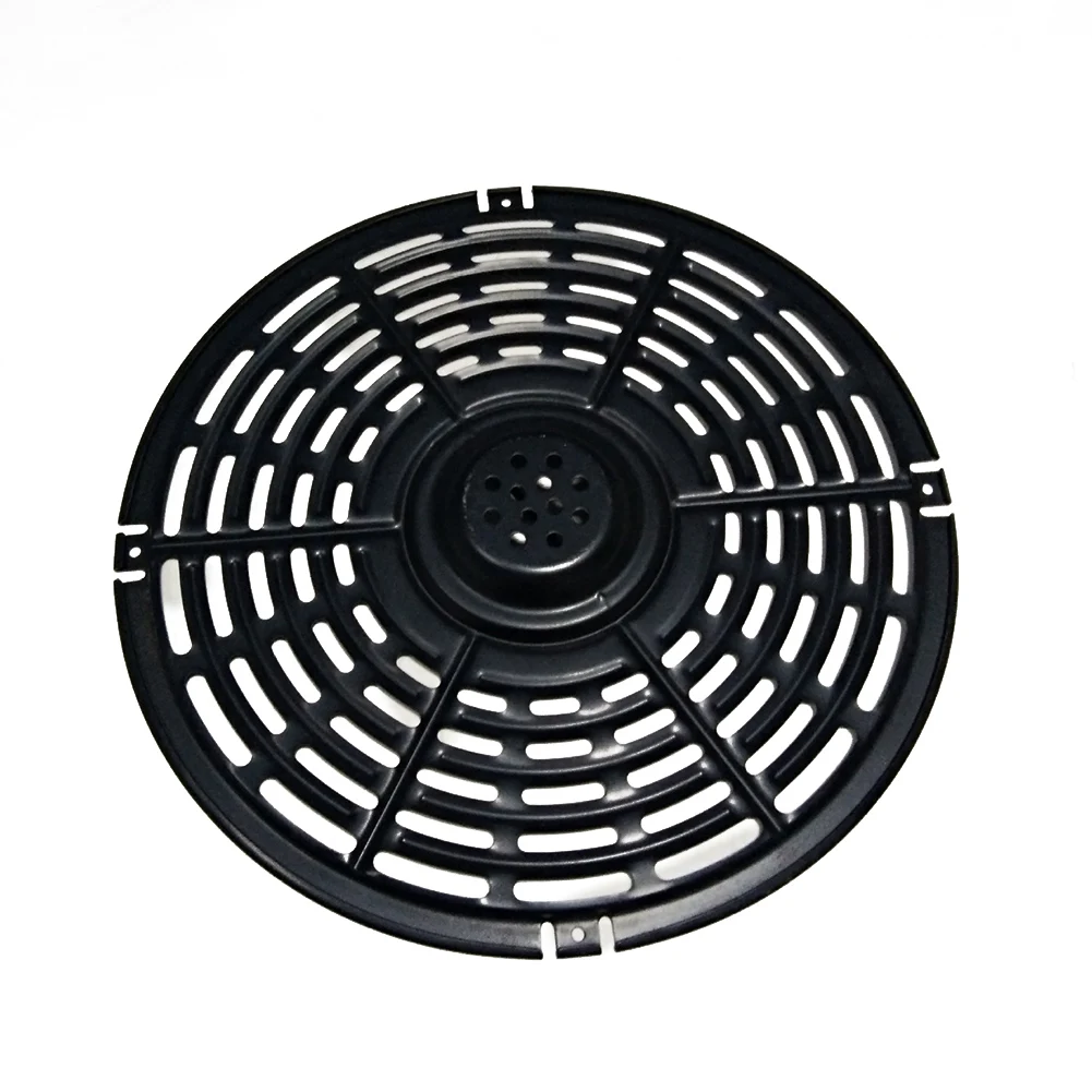 

Easy Clean With Handle Cookware Round Metal Replacement Parts Air Fryer Crisper Plate Non Stick Grill Pan Dishwasher Safe Solid