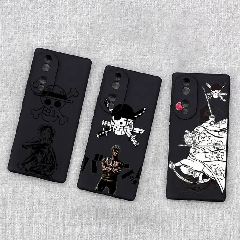 

Anime One Piece Monkey D Luffy Roronoa Zoro Phone Case For Huawei Honor 70 60 50 30 20 10 9 X 9X V30 Pro Lite View Cover
