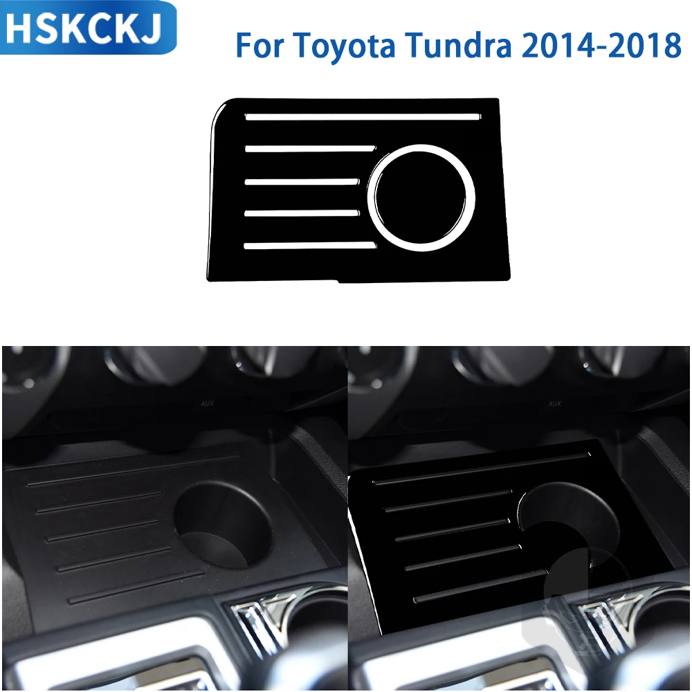 

Для Toyota Tundra 2014 2015 2016 2017 2018 аксессуары для интерьера автомобиля блестящая черная пластиковая наклейка