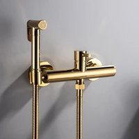 toilet bidets sprayer bathroom accessories cold and hot water mixer bidet faucet wall mounted rose goldgrey