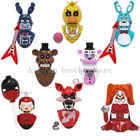 Детский конструктор пять ночей Atfreddys, мини-ночная кошмарная кекс, розовый Фокси, спусковой шар для детей KF6122 KF6121 KF6071