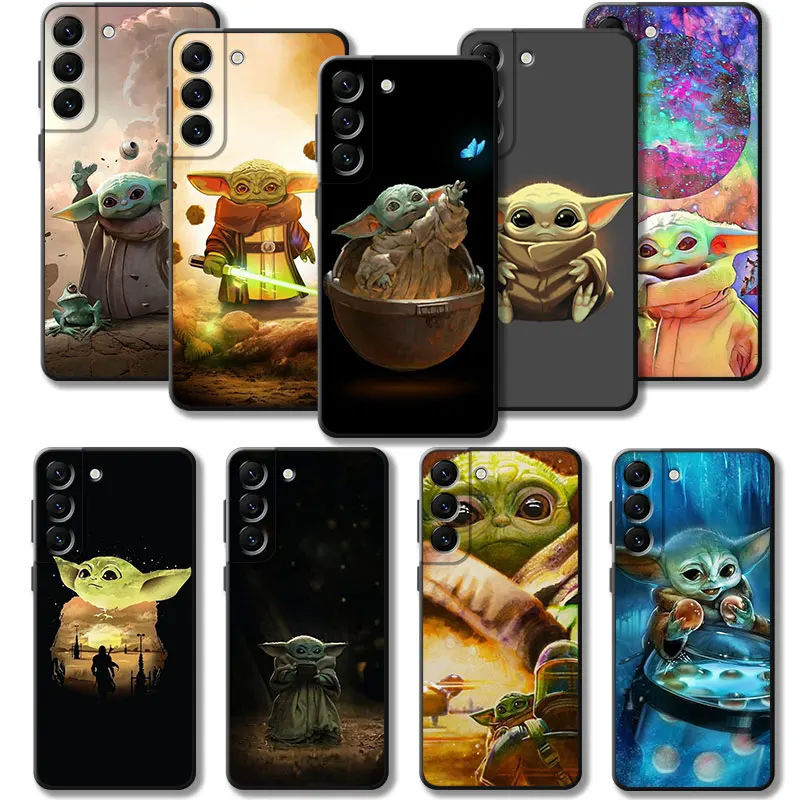 

The Mandalorian Baby Yoda Rainbow Case For Samsung Galaxy S23 S22 S21 S20 FE Ultra S10 S9 S8 Plus S10e Note 20Ultra 10Plus Shell