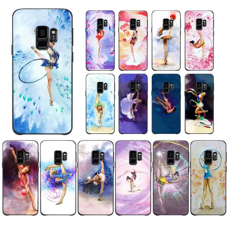TOPLBPCS любовь гимнастика картина маслом чехол для телефона Samsung Galaxy J7 PRIME J2Pro2018 J4 Plus