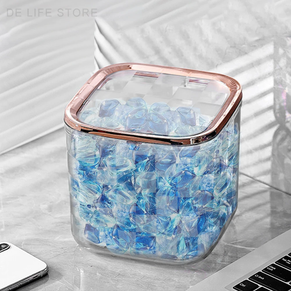 Прозрачный Пластиковый Ящик Для Хранения Стручек Белья Экологически Чистый