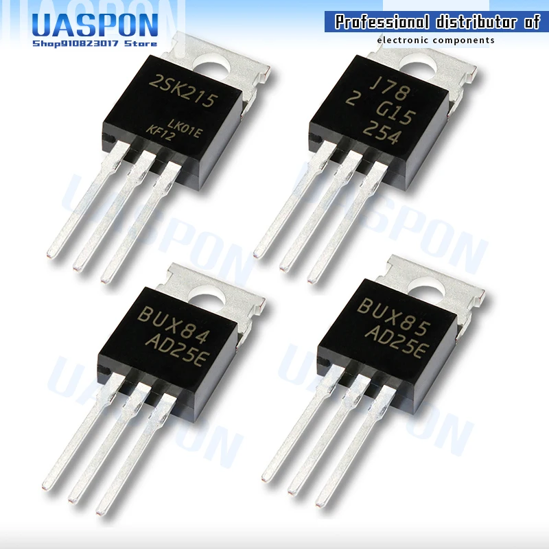 5 пар (5 шт. 2SJ78 + 5 шт. 2SK215 ) TO-220 J78 K215 TO220 (5 шт. BUX85 + 5 шт. BUX84) аудио усилитель мощности транзистор