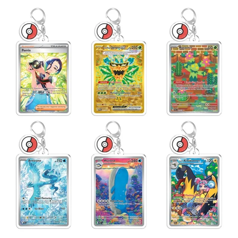 Фото Брелок-сумка, подвески для Pokemon Perrin, бирюзовый Ogerpon Maractus Articuno Wailord Kilowattrel N s Reshiram Hop s Wooloo Ruffian Game №1