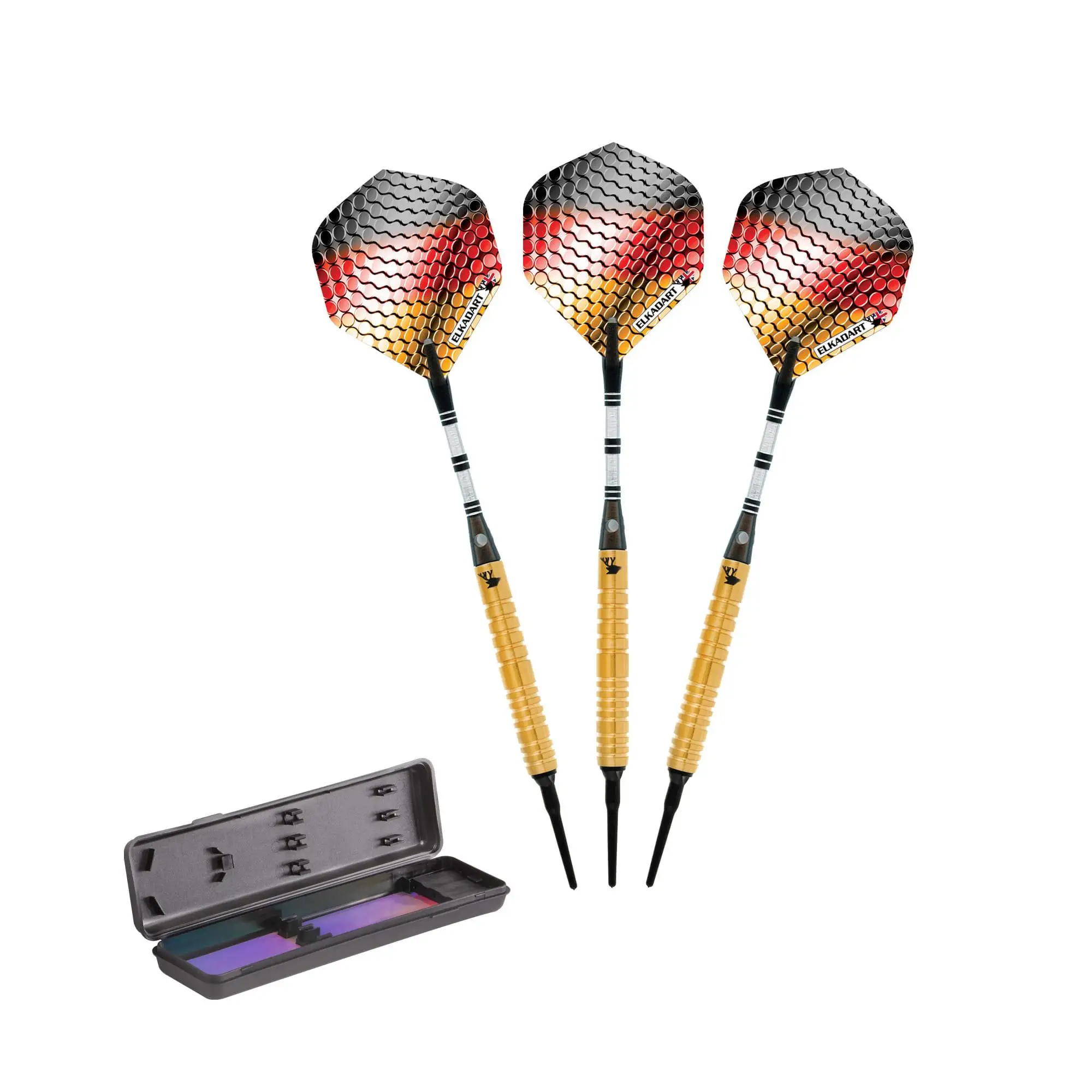 

Титановый 90% вольфрамовый мягкий наконечник Дротика Set, 18 граммов, золото