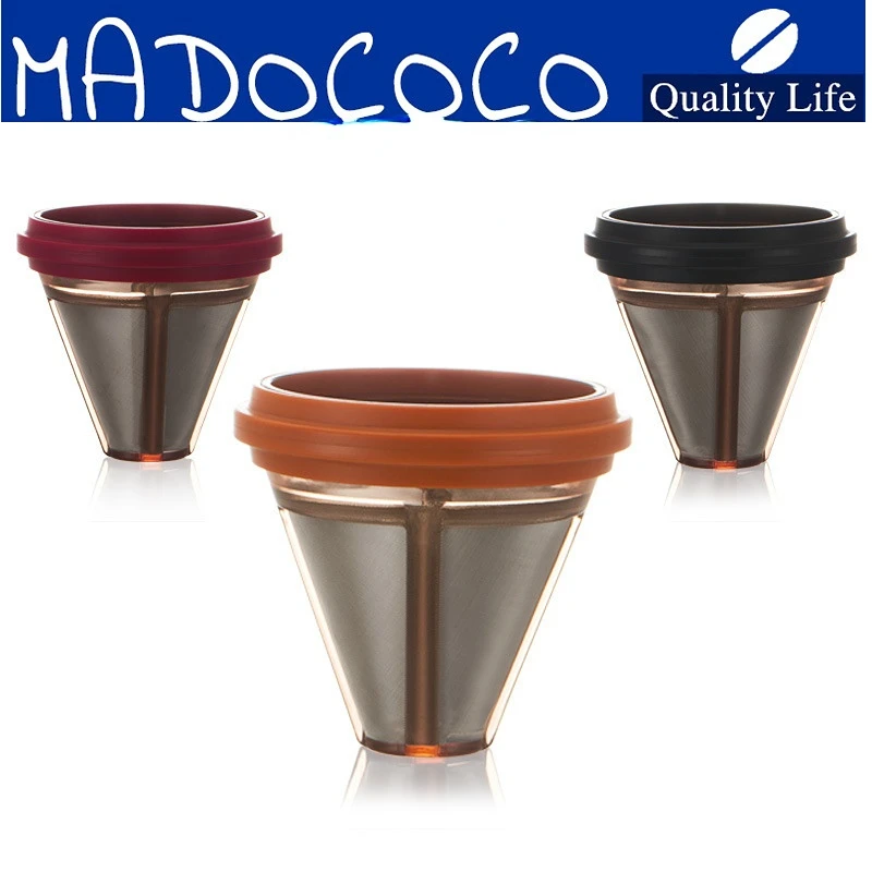 

Pour Over Coffee Filter, Reusable Coffee Dripper, Stainless Steel Drip Coffee Filters, Paperless Permanent Coffee Strainer