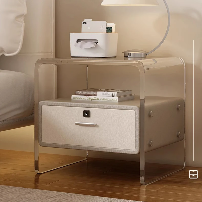

Drawers Storage Nightstands Modern Luxury Minimalist Center Organizers Bedside Table Narrow Aesthetic Muebles Bedroom Furniture
