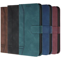 Luxury Leather Flip Phone Bags for Infinix Smart Hot 10S 11S Note Pro Case Solid Color Stitching Wallet Stand Cover