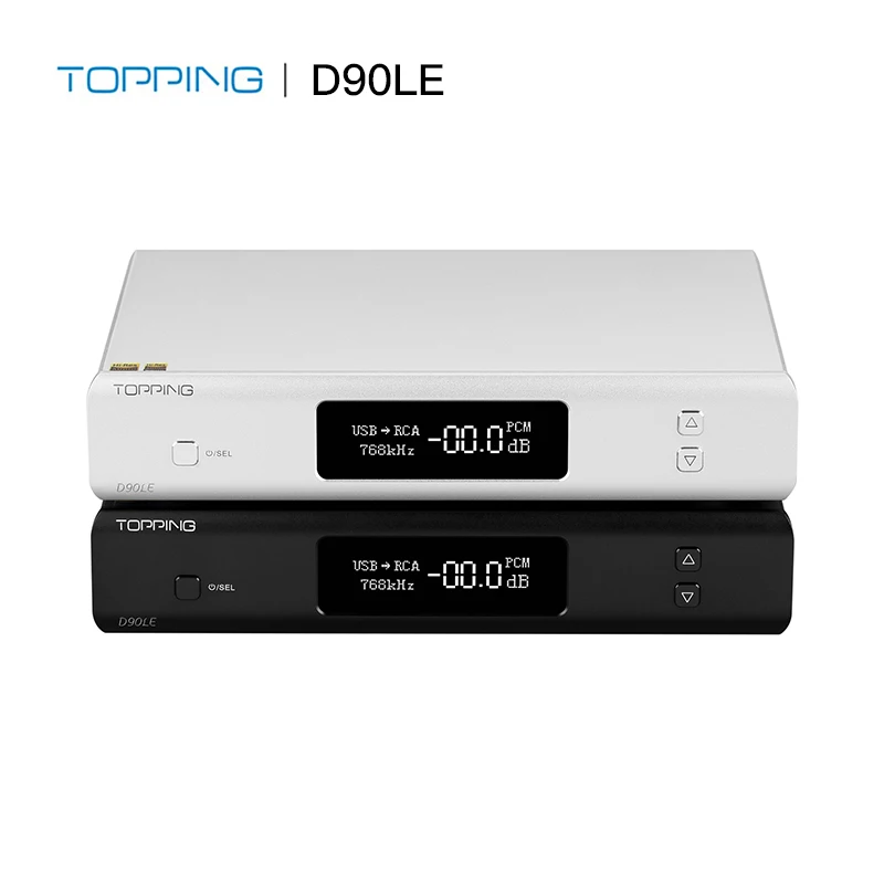 

TOPPING D90LE DAC ES9038PRO Decoding Bluetooth 5.0 LDAC Full Balanced HIFI DSD512 PCM768kHz Ultra Low Noise Preamp Decoder