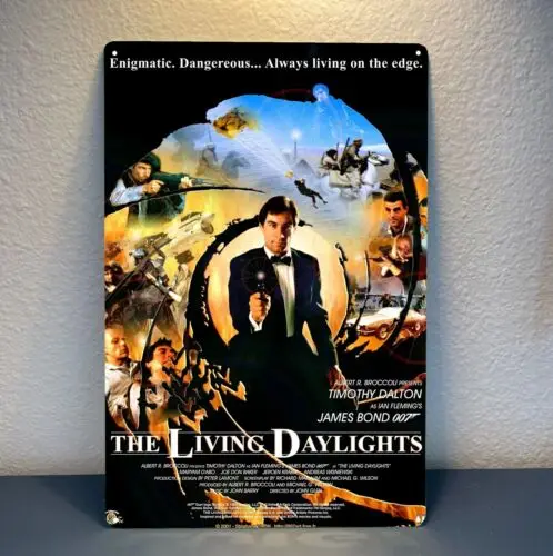 

Металлическая табличка James Bond The Living Daylights 20x30 см