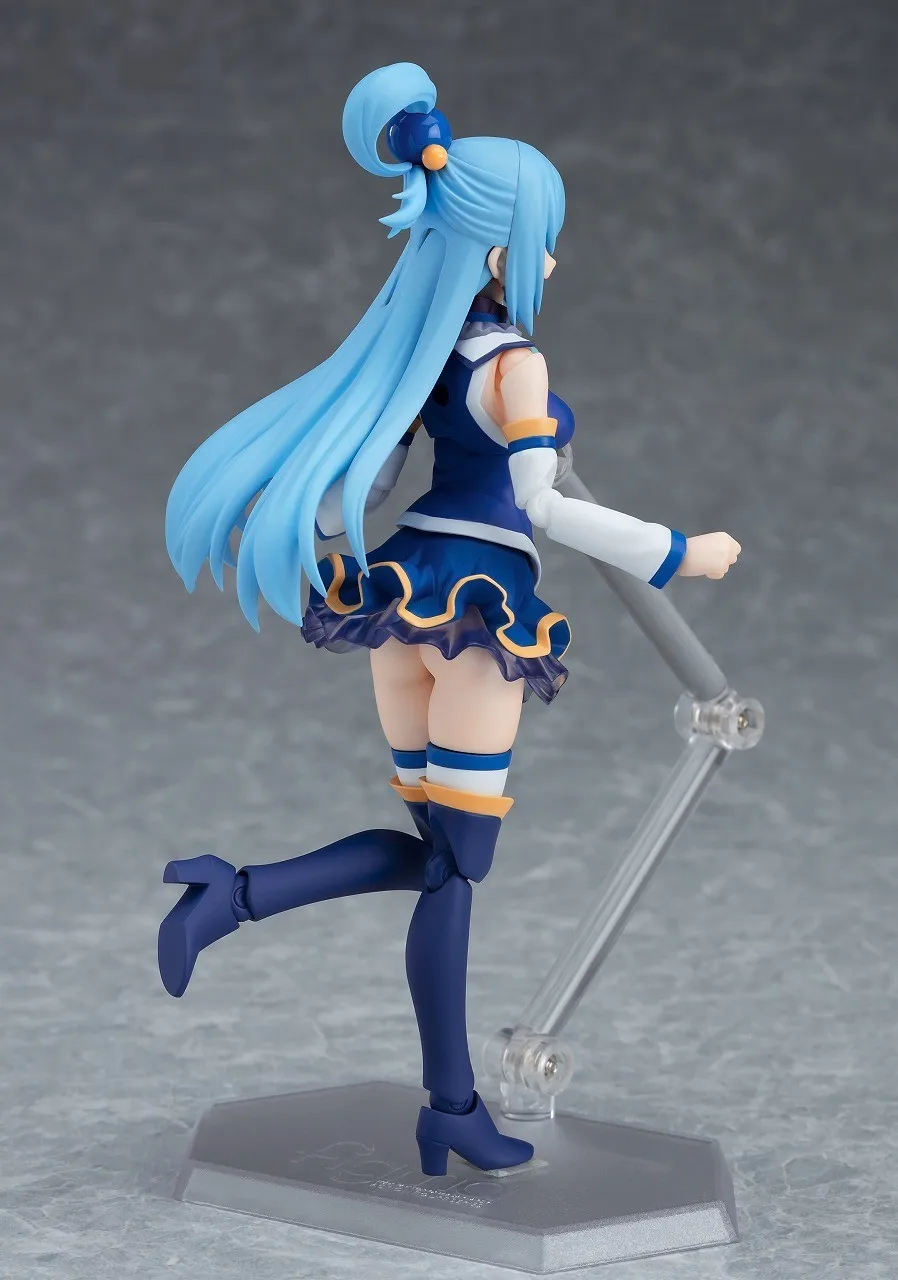 Фото Оригинальная фигурка Max Factory Figma # 399 Kono Subarashii Sekai Ni Syukufuki Wo! Коллекционная модель-фигурка Аква из аниме, подарок №4