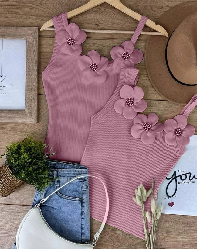 Украшение из бисера с цветочным узором модный и элегантный однотонный вязаный