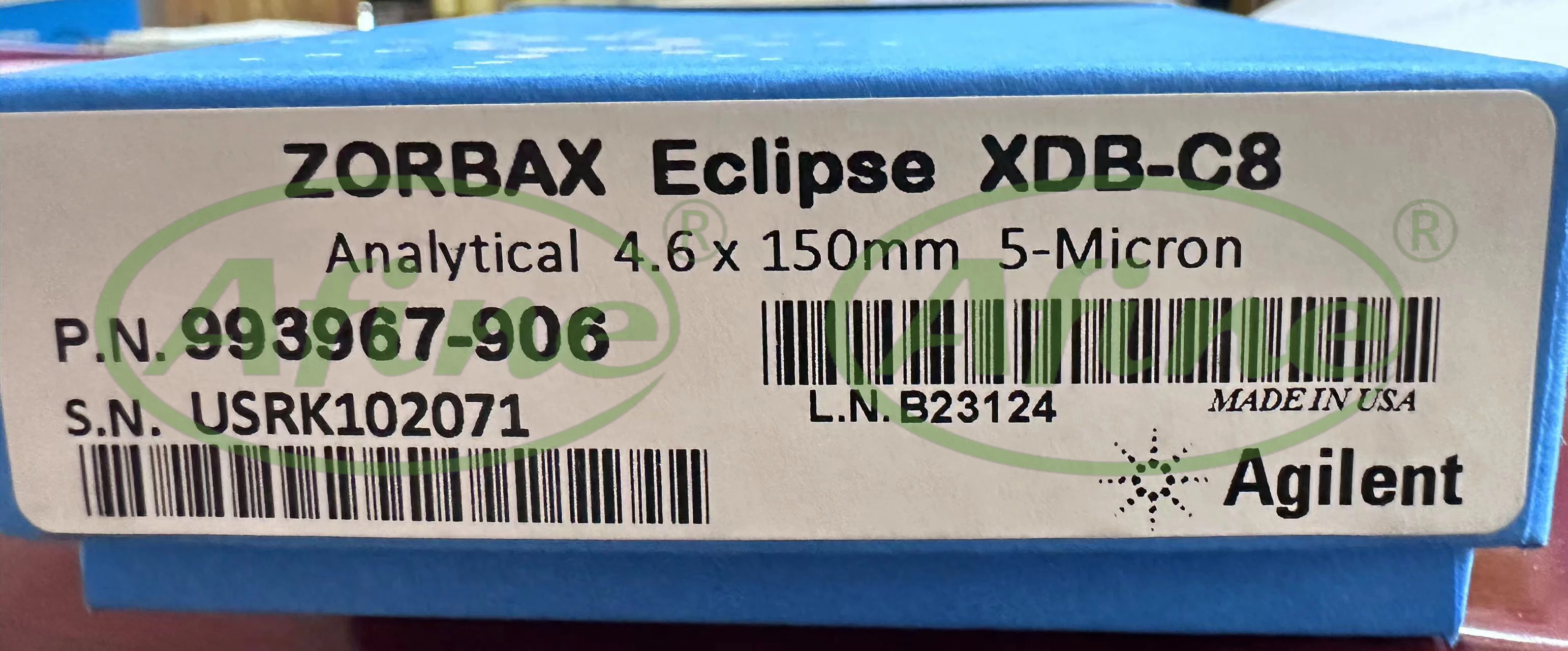 AFINE Agilent chromatographic column 993967-906 ZORBAX Eclipse XDB-C8 4.6 x 150 mm 5 µm 400 bar