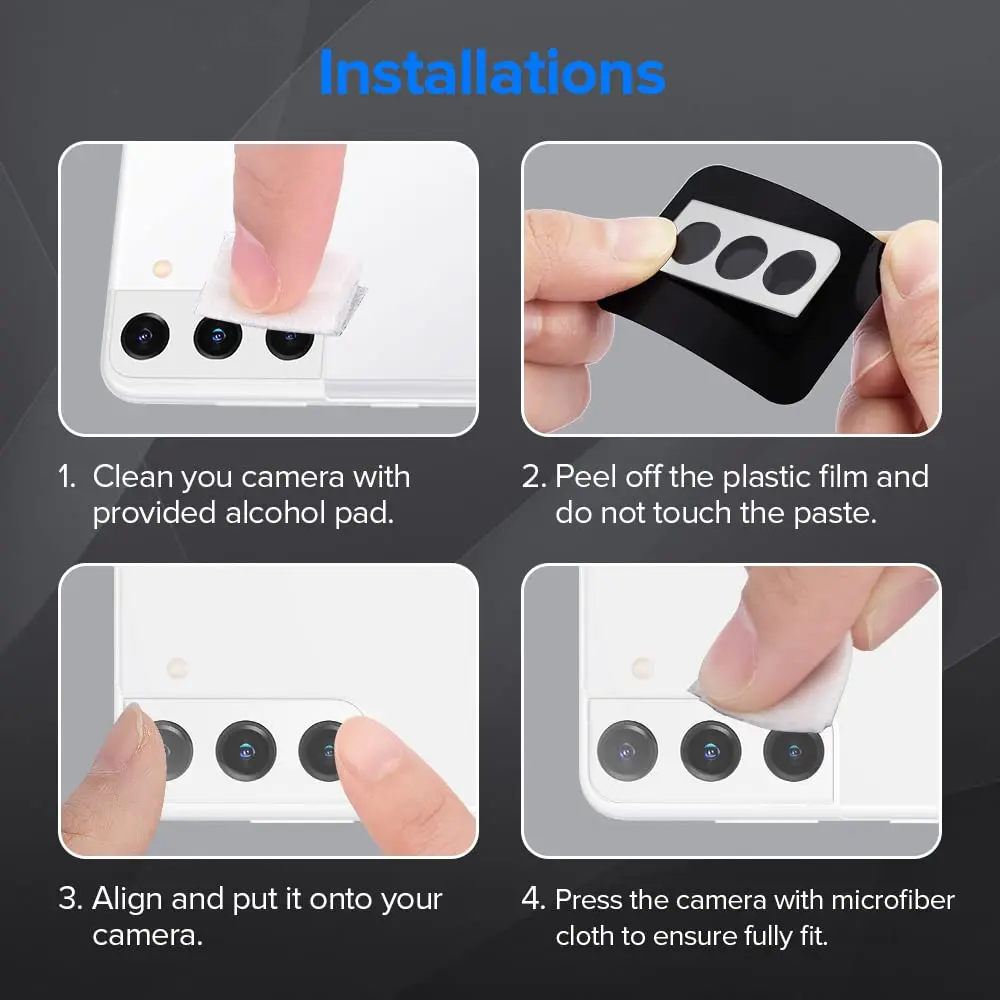 3D Защитная пленка для объектива камеры Samsung Galaxy S23 S22 Plus Ultra S21 S20 FE 5G крышка из