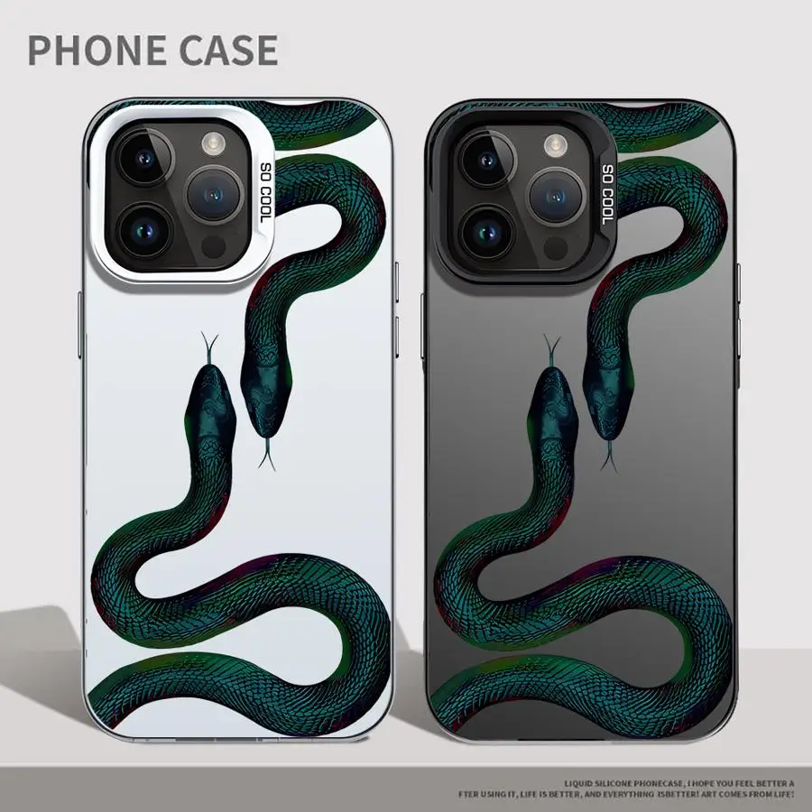 Чехол для телефона змеиная роза череп Blvck Apple iPhone 13 Pro Max 12 11 plus матовый