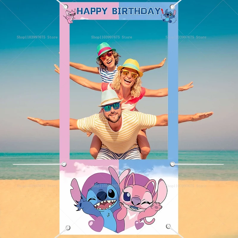 Реквизит Для Фотобудки На Тему Лило И Стич Украшения Вечеринки В Честь Первого