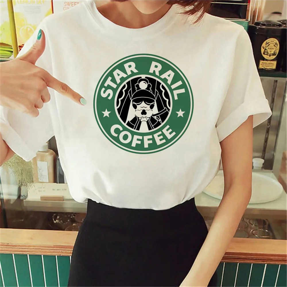 

Honkai Star Rail t shirt women designer streetwear harajuku top female harajuku manga graphic clothes