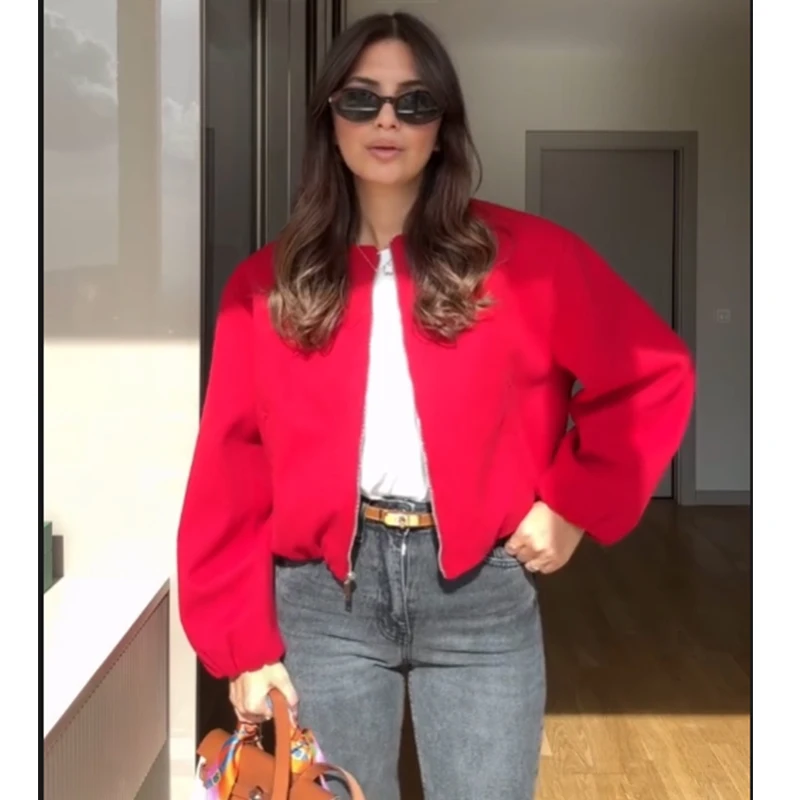 Куртка женская осенняя свободного покроя теплая на осень