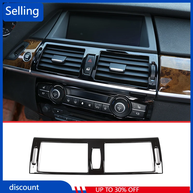 

Автомобильные аксессуары для BMW X5 E70 2008-2013, 1 шт., ABS центральный кондиционер, рама вентиляционного отверстия, отделка, быстрая доставка