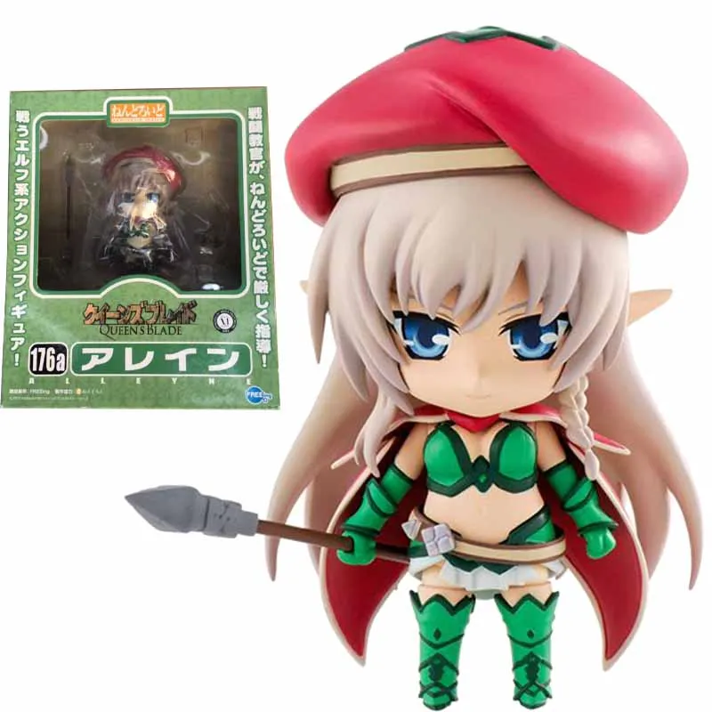 

In Stock Original GSC 176a Alleyne FREEing GOOD SMILE NENDOROID Queen's Blade Anime Figure Model Collecile Action Toys Gifts