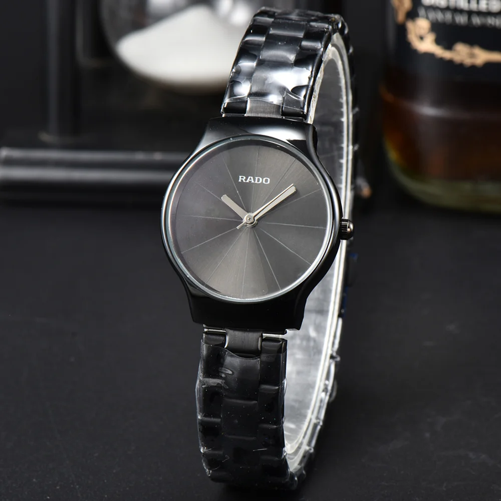 Hot Sale Rado Classic Style Original Watch Women's Full Stainless Steel Simple Fashion Watch Quality Sports Waterproof AAA Clock