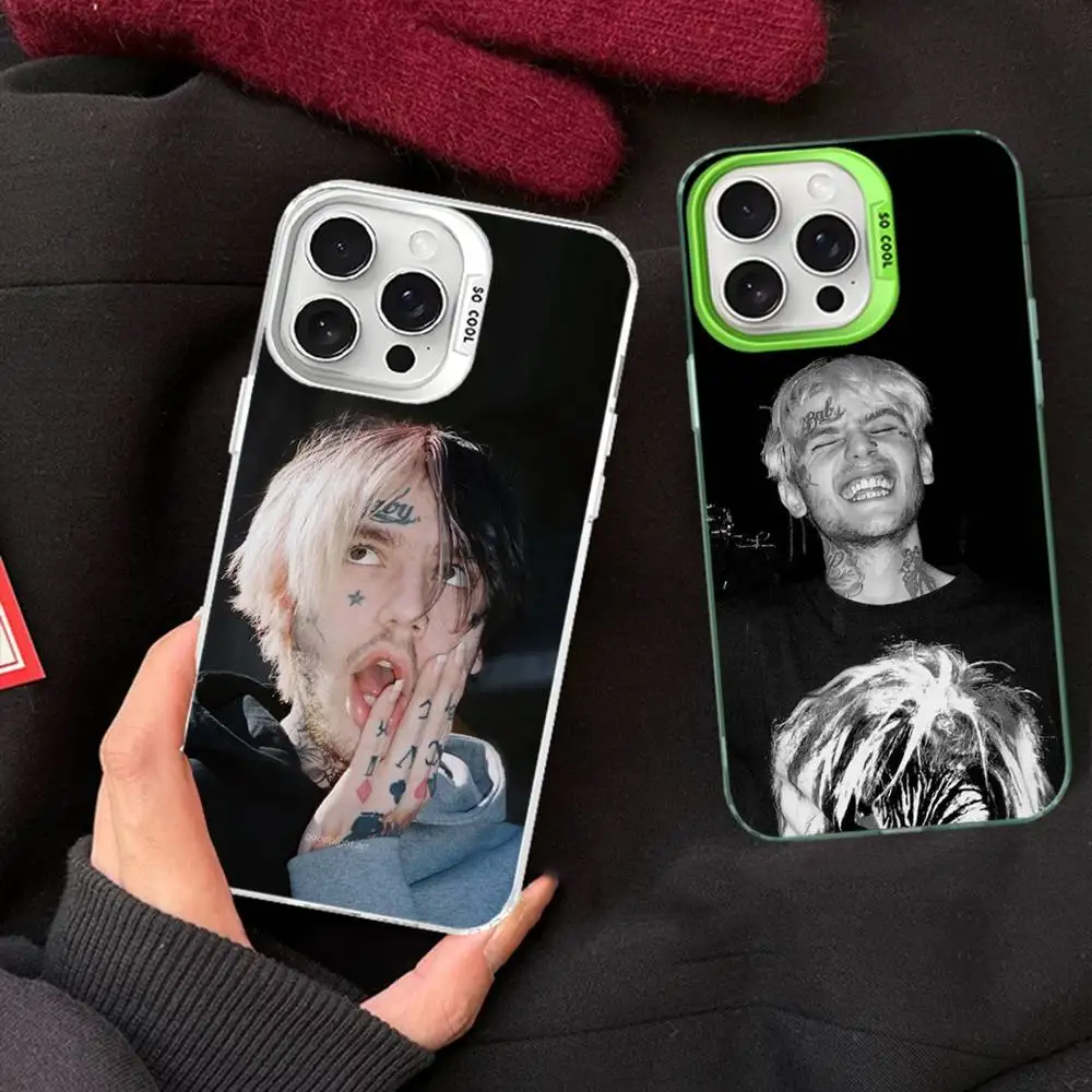 Фото Чехлы для телефонов Lil Peep Hellboy Love Rapper для iPhone 17, 16e, 15, 14, 13, 12, 11 Plus, Pro, Max, ProMax, красочные накладки №3