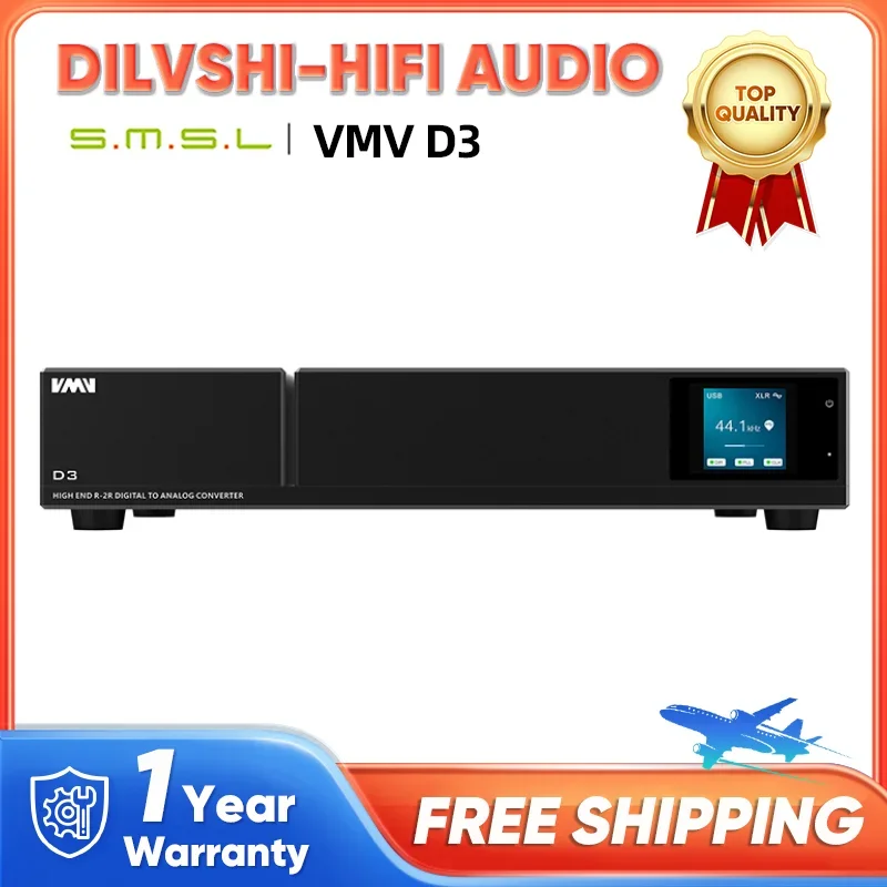 SMSL VMV D3 R-2R Цифро-аналоговый преобразователь Цифровой аудио ЦАП PCM1704U-J*4