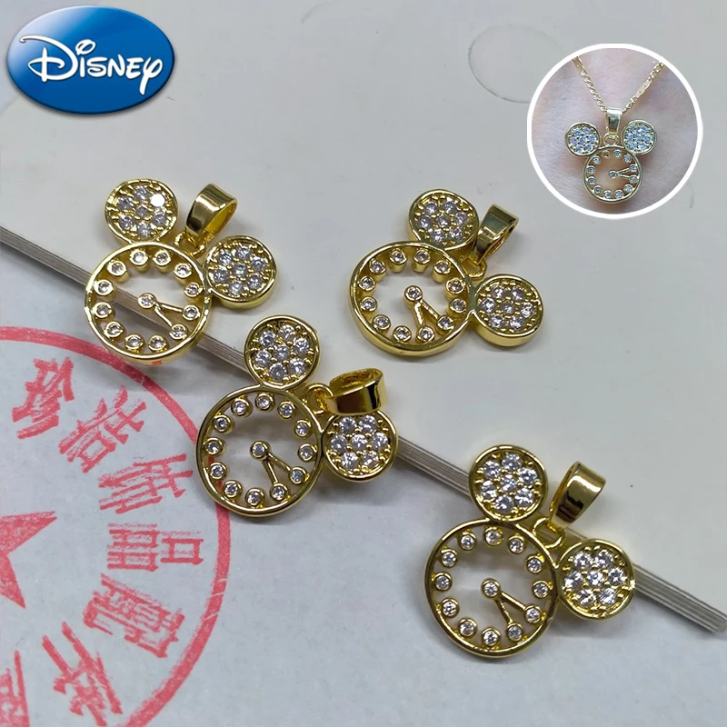 

20Pcs 1set Disney Mickey Mouse Pendants Charms DIY Earrings Necklace Making Jewelry Accessories for Bracelets Golden Color