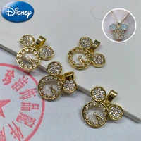 20pcs 1set disney mickey mouse pendants charms diy earrings necklace making jewelry accessories for bracelets golden color