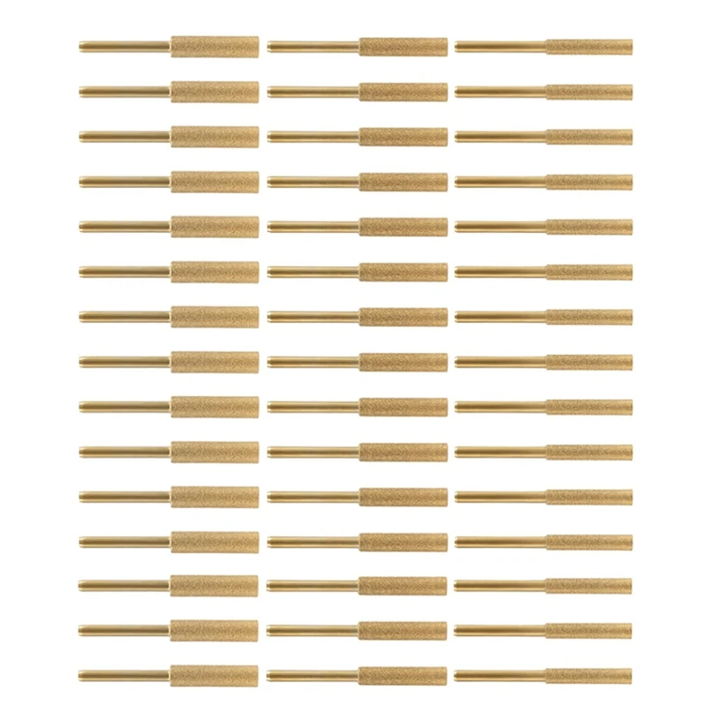 

45 Pcs Diamond Chainsaw Sharpener 1/8Inch Shank, High Hardness Burr Grinding Stone Chainsaw Sharpening Kit