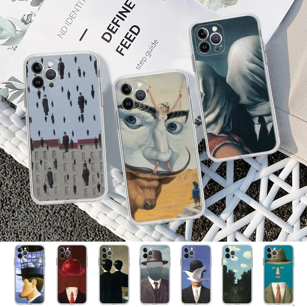 Чехол для телефона Rene Magritte для iPhone 14 11 12 13 Mini Pro XS Max 6 7 8 Plus X XR SE 2020