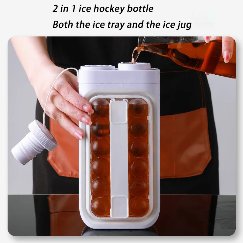 17 grid ice ball maker kettle kitchen bar accessories gadgets creative ice cube mold 2 in 1 multi function container pot newest free global shipping