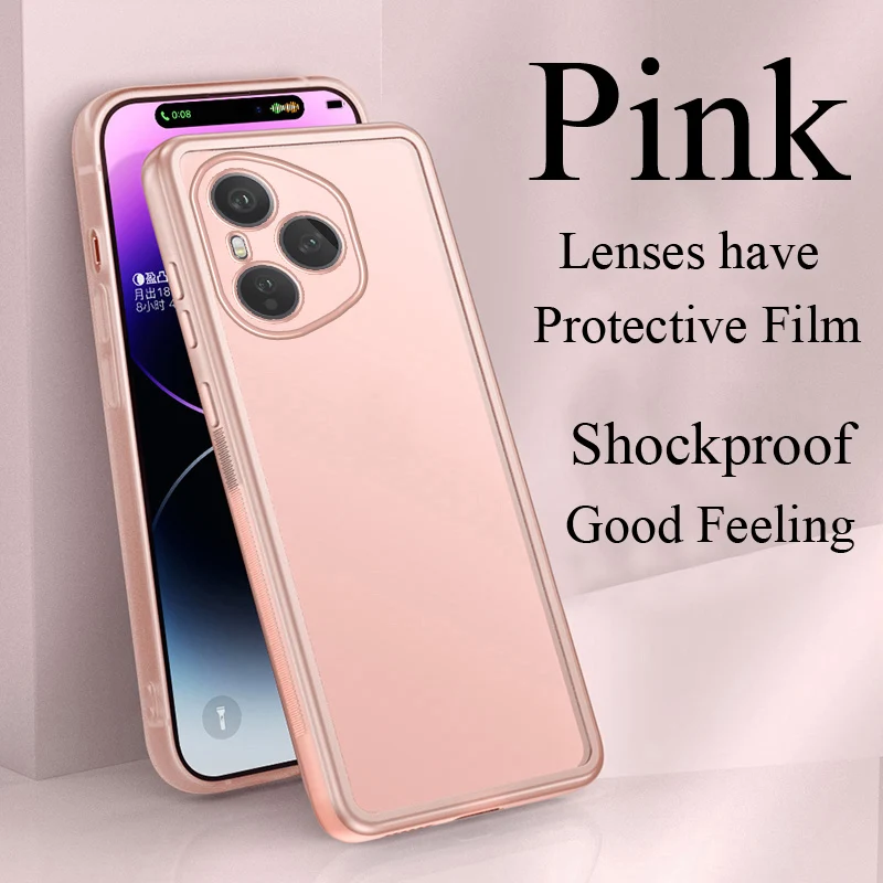 Чехол для телефона HONOR 400Pro, прозрачный мягкий силиконовый чехол для телефона с защитной пленкой для камеры, противоударный новый чехол (art.: 3920cece165ce) - 3920cece165ce