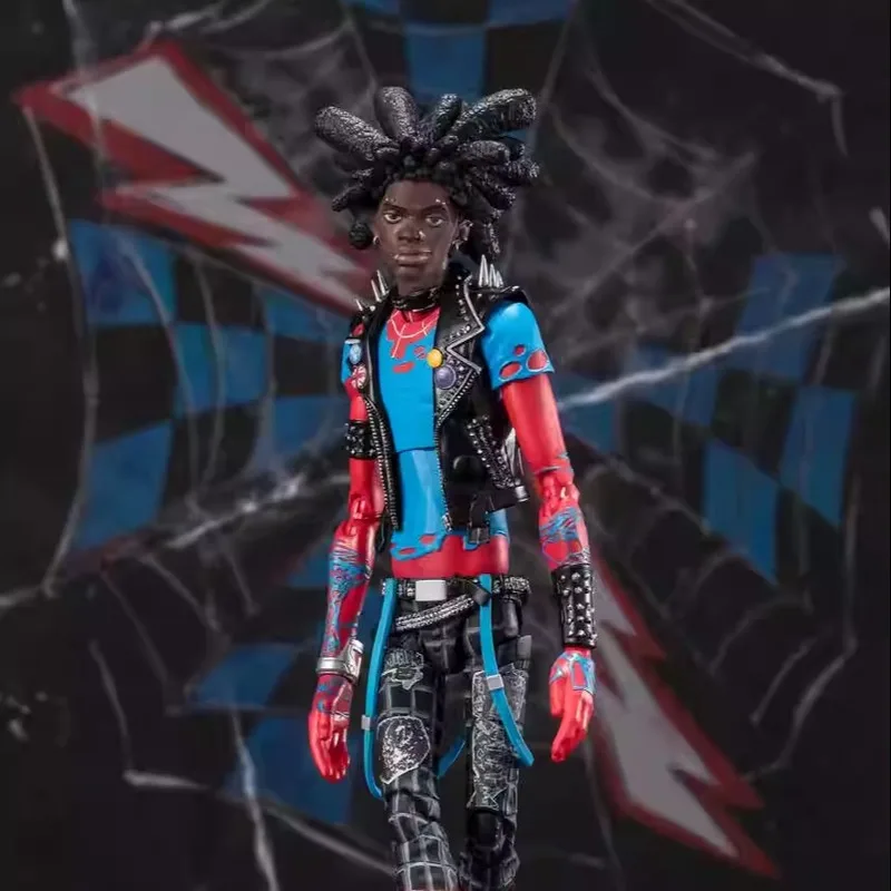 Человек-паук крещает Вселенную панк-паук Hobart Middot Mobile модель ручной работы