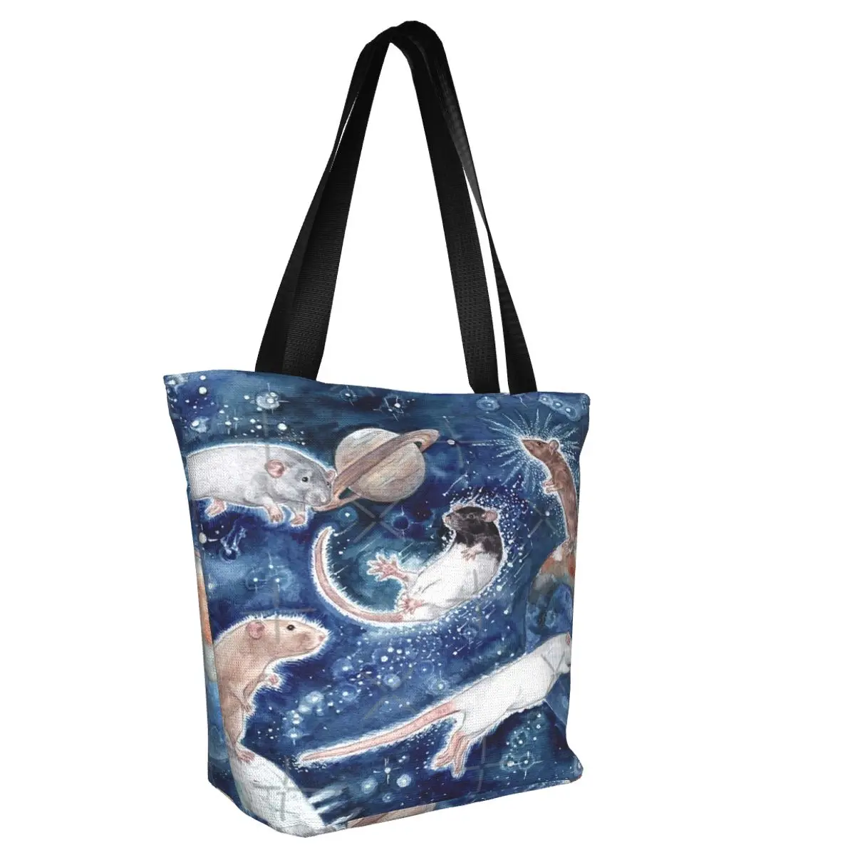 Сумка-тоут через плечо с отделением крысы и звезды