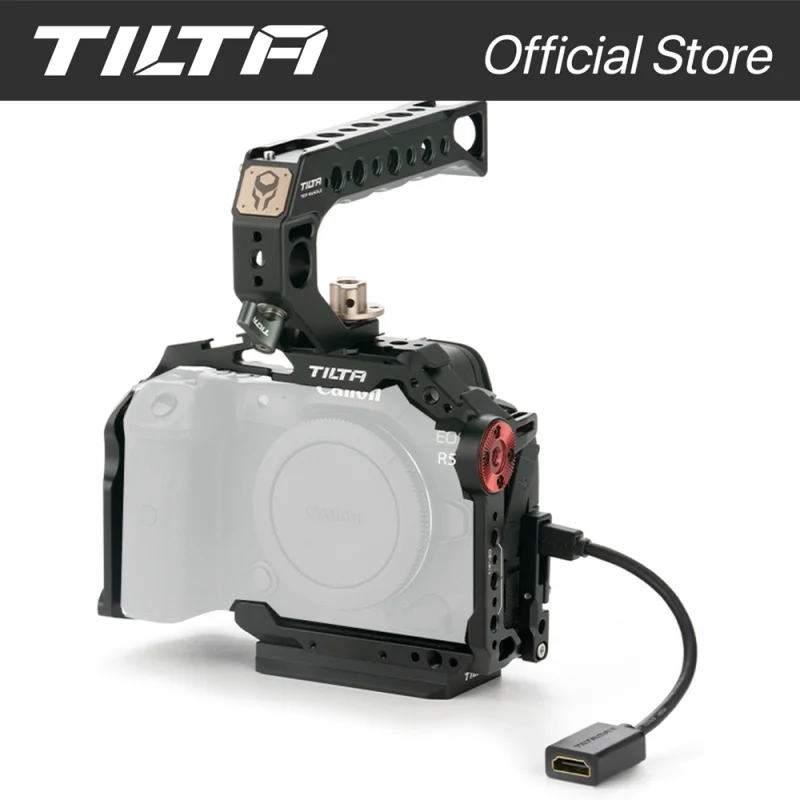 

Новая штативная клетка TILTA для Фотоаппарата Canon R5/R5C/R6 V2 с DSLR черным комплектом аксессуары для фотосъемки