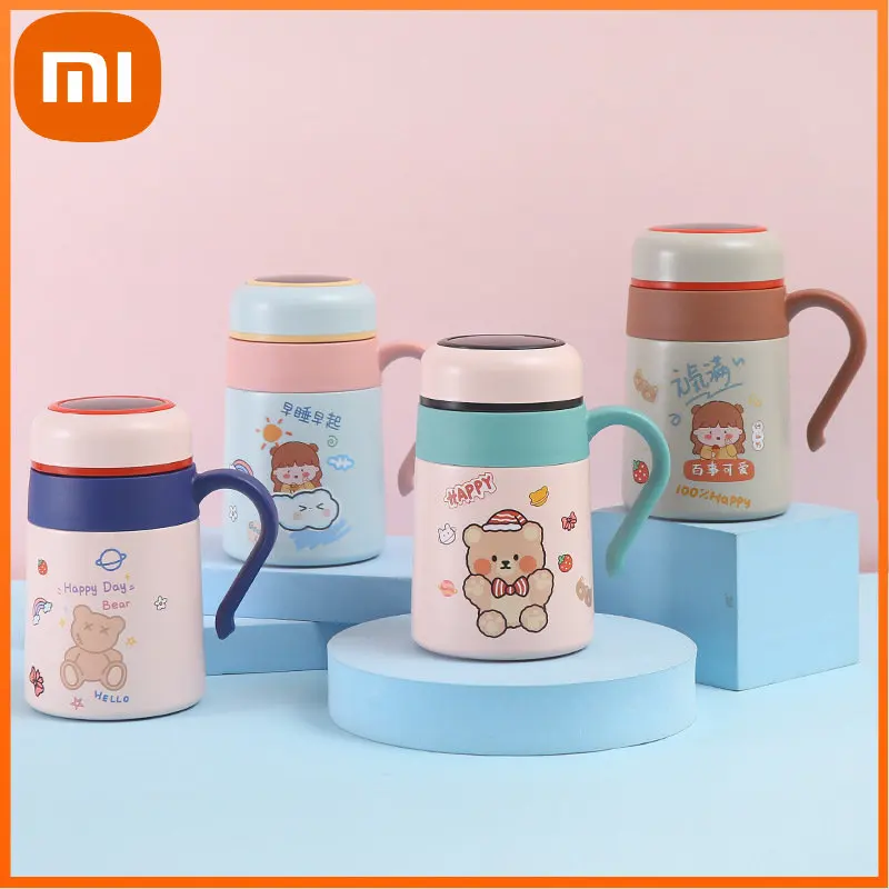 

Xiaomi Thermos Water Bottle Double Layer Coffee Vacuum Mark Cold Cups Intelligent Temperature Display Stainless Steel Bottle