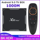 ТВ-приставка X96 Max plus на Android 1000, Amlogic S905X3, 4 + 3264 ГБ, 8K, 216 ГБ