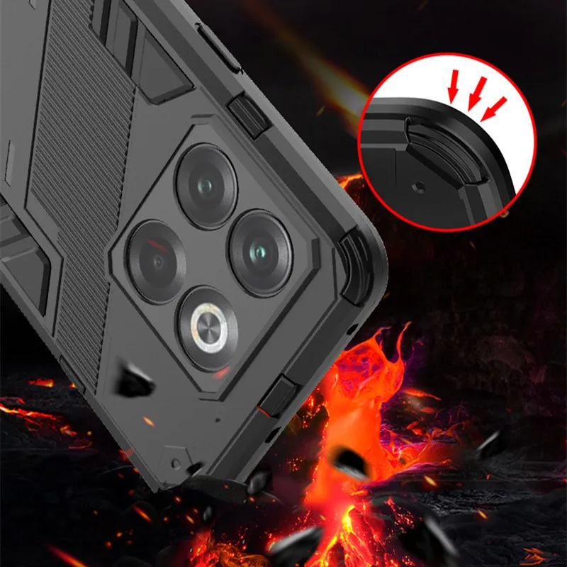 For OnePlus ACE Pro 5G Case OnePlus ACE Pro Cover Shockproof Hard Armor PC Stand Silicone Bumper For OnePlus ACE Pro 6.7 Inch