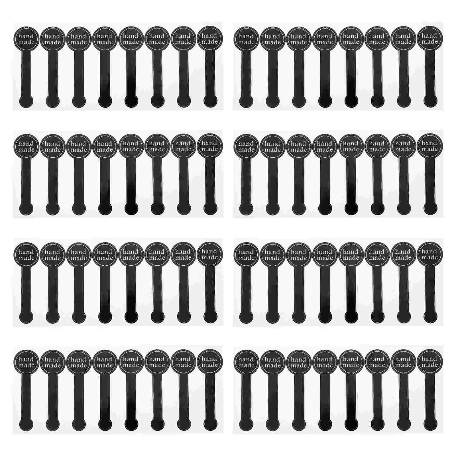 

Stickers Label Seal Sealingsticker Labels Lollipoplong Self Adhesive Diy Jars Black Gift Baking Craft Decorative Tag Dessert Box